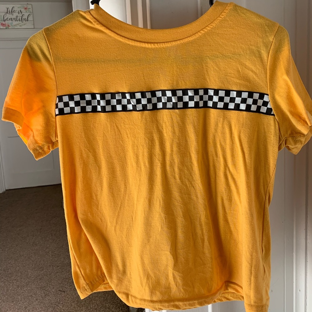 Shein yellow shirt